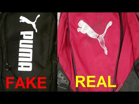 how to identify fake puma bags